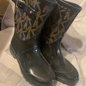 Michael Kors Women's MK Mid Rain Boots